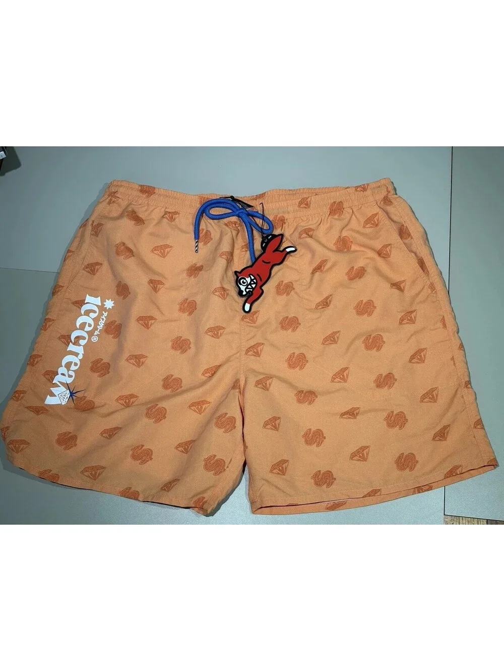 NWT Icecream Billionaire Boys Club Cream Short CopperTanOrange Dollar Diamond3XL